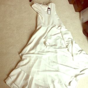 White evangelina bcbg dress
